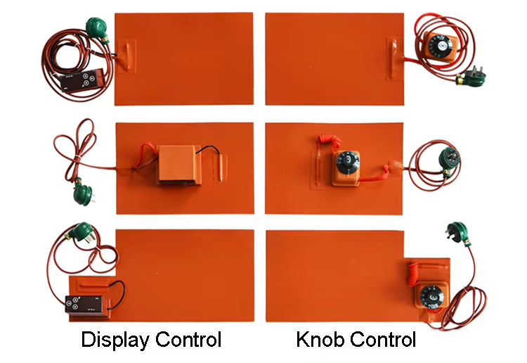 Silicone heater for industrial use