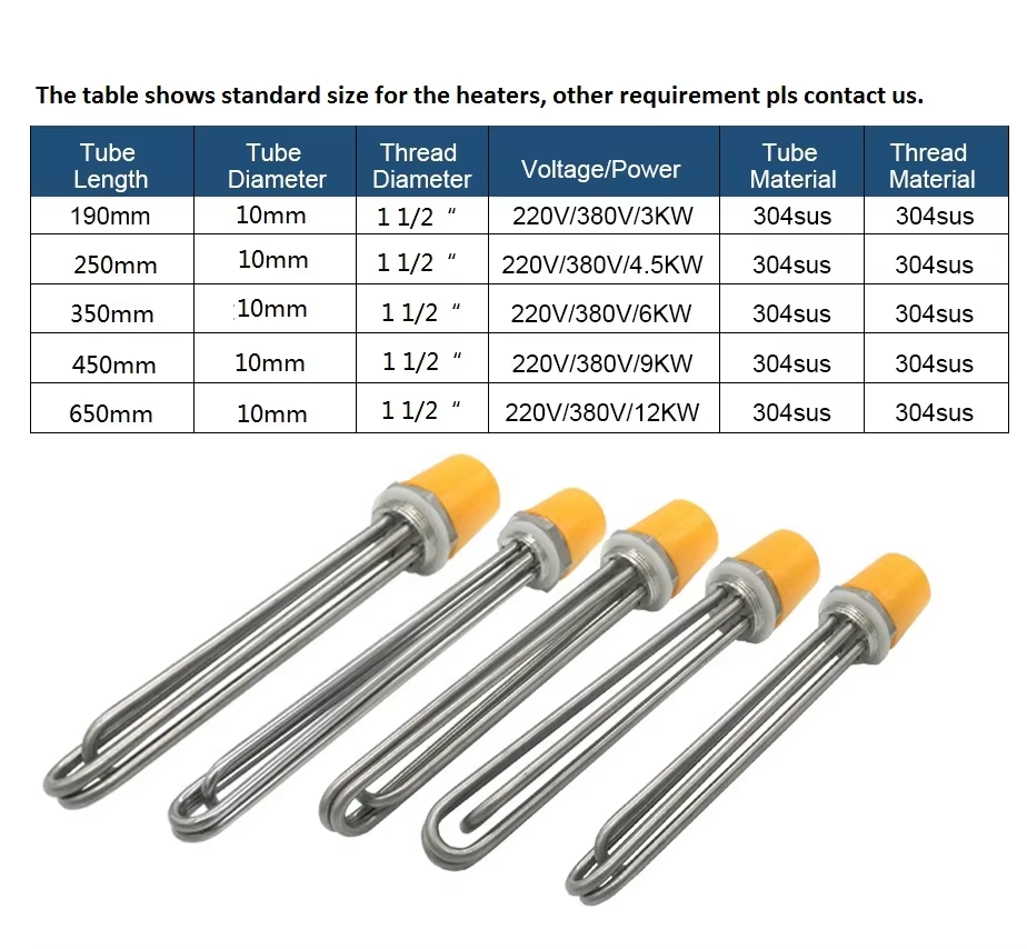 steam generator heating element